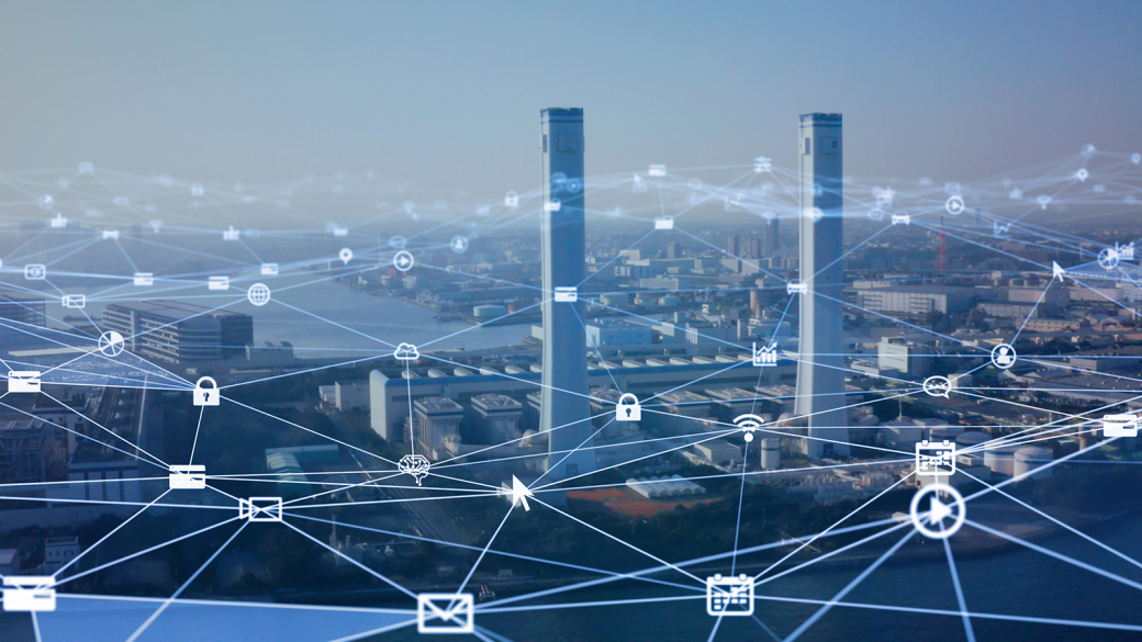Industrial technology concept factory automation