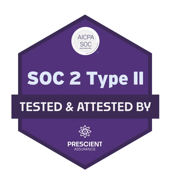 SOC II Type 2 compliance mark