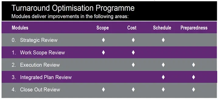 Turnaround Optimization Programme