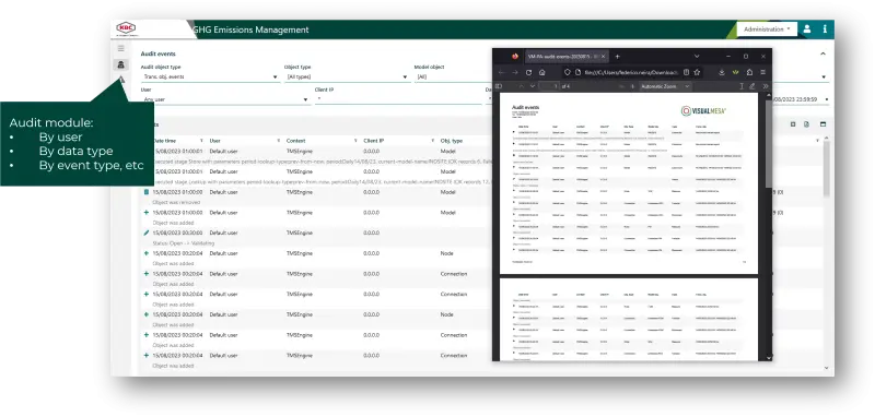 VM-GEM Automatic Auditability