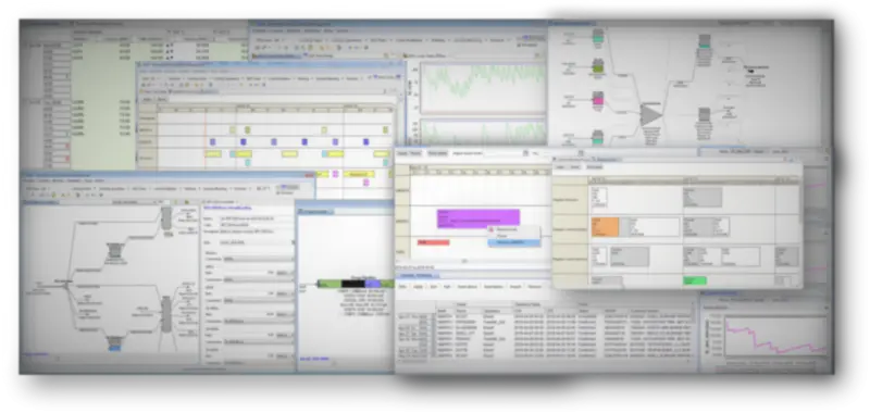 Visual MESA Supply Chain Scheduling Visualization