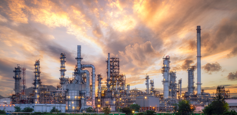 oil refinery