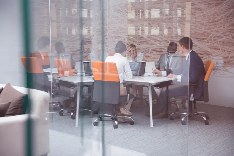 young business people group meeting